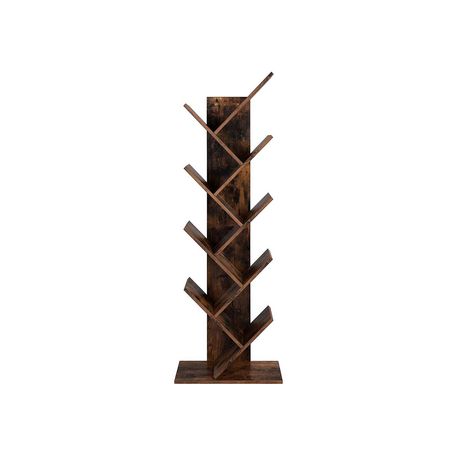 Kirjahylly Vasagle, 50 x 25 x 141.5 cm, 8 hyllyä, ruskea