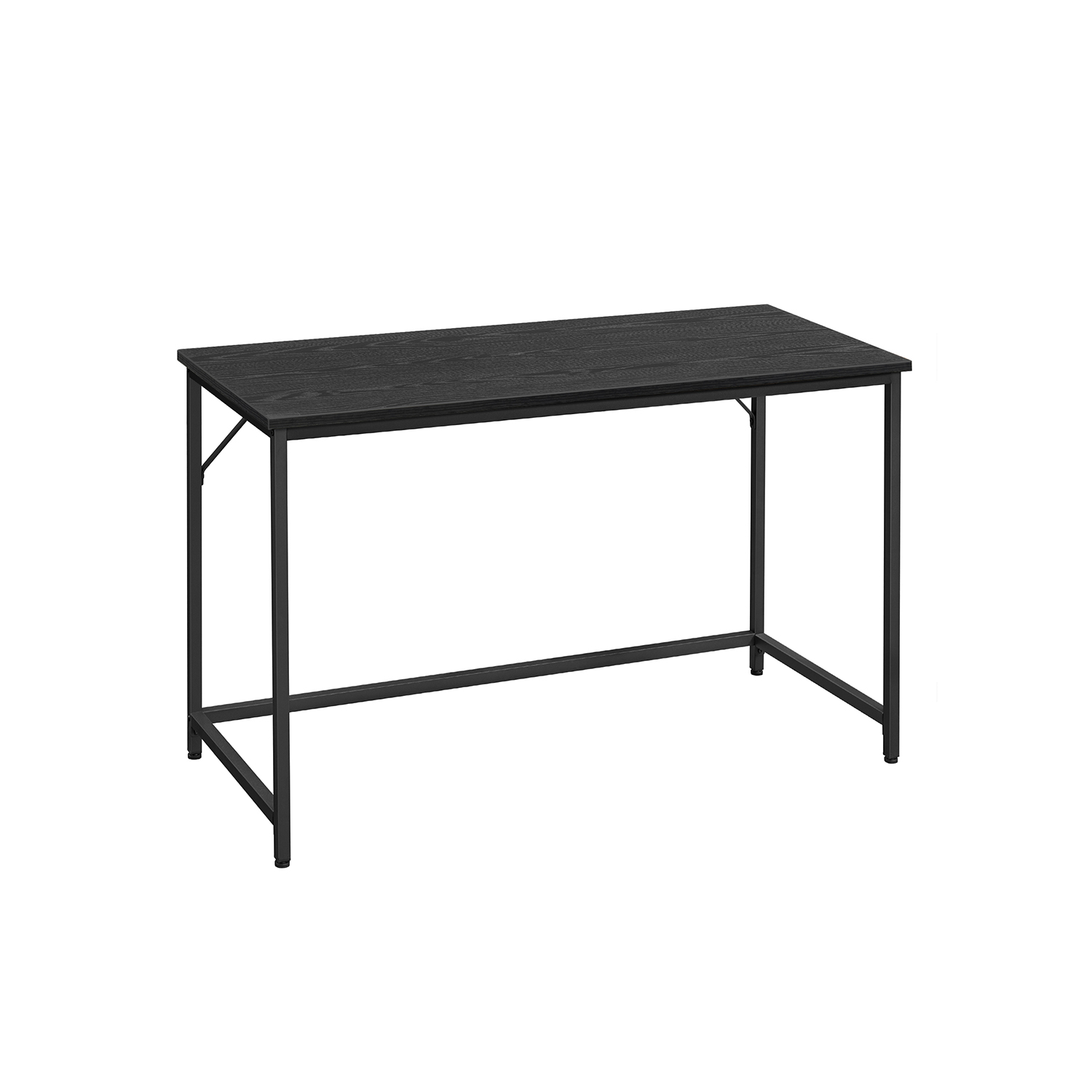 Työpöytä Vasagle, 120 x 60 x 75 cm, industrial-muotoilu, musta
