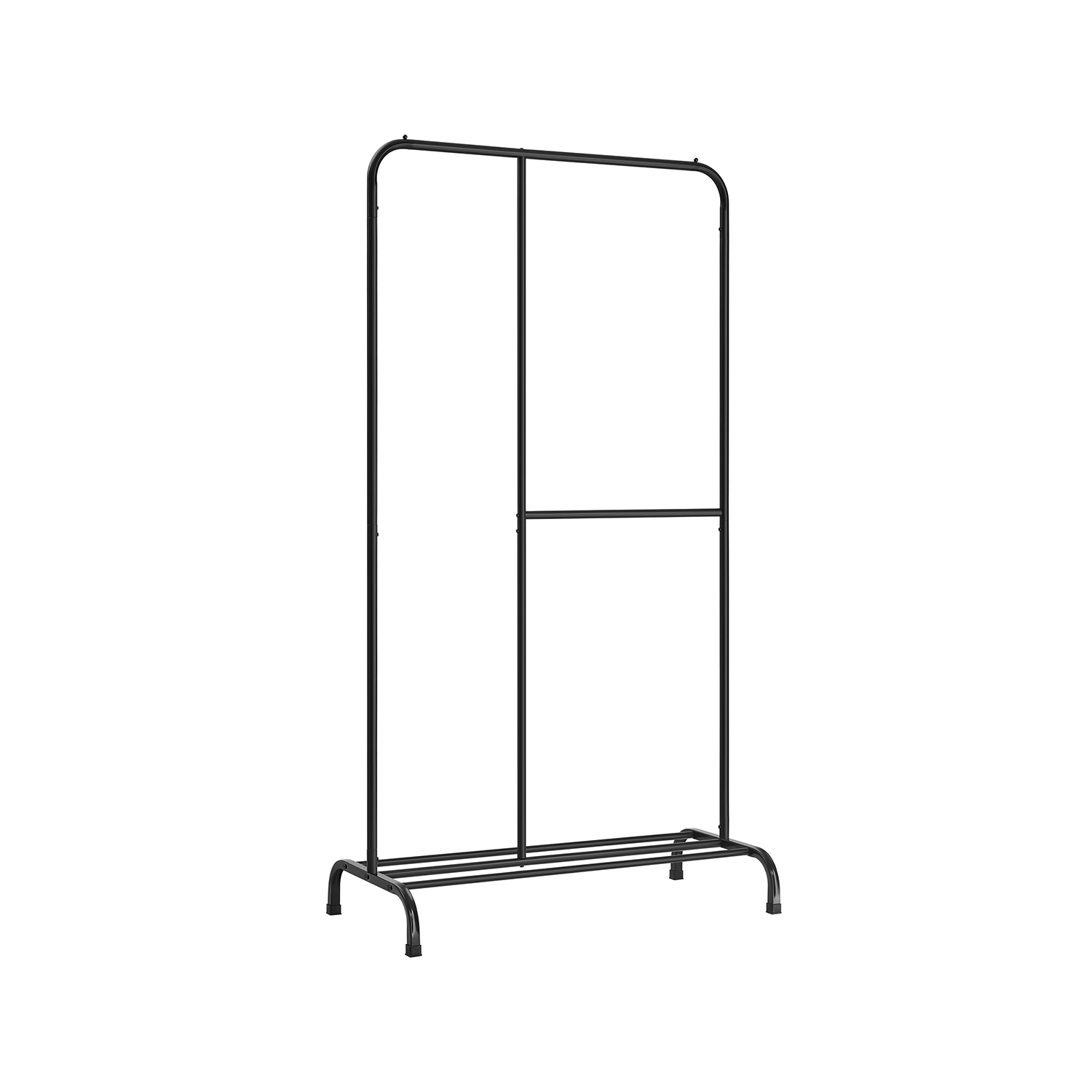 Vaaterekki Songmics, 105 x 50 x 195 cm, musta