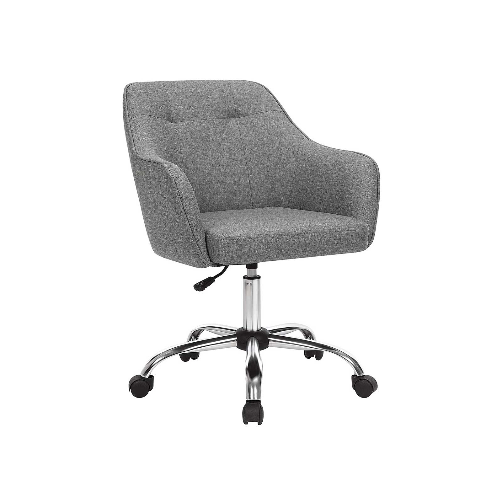 Toimistotuoli Songmics, 65 x 69 x (83-93) cm, korkeussäädettävä, harmaa
