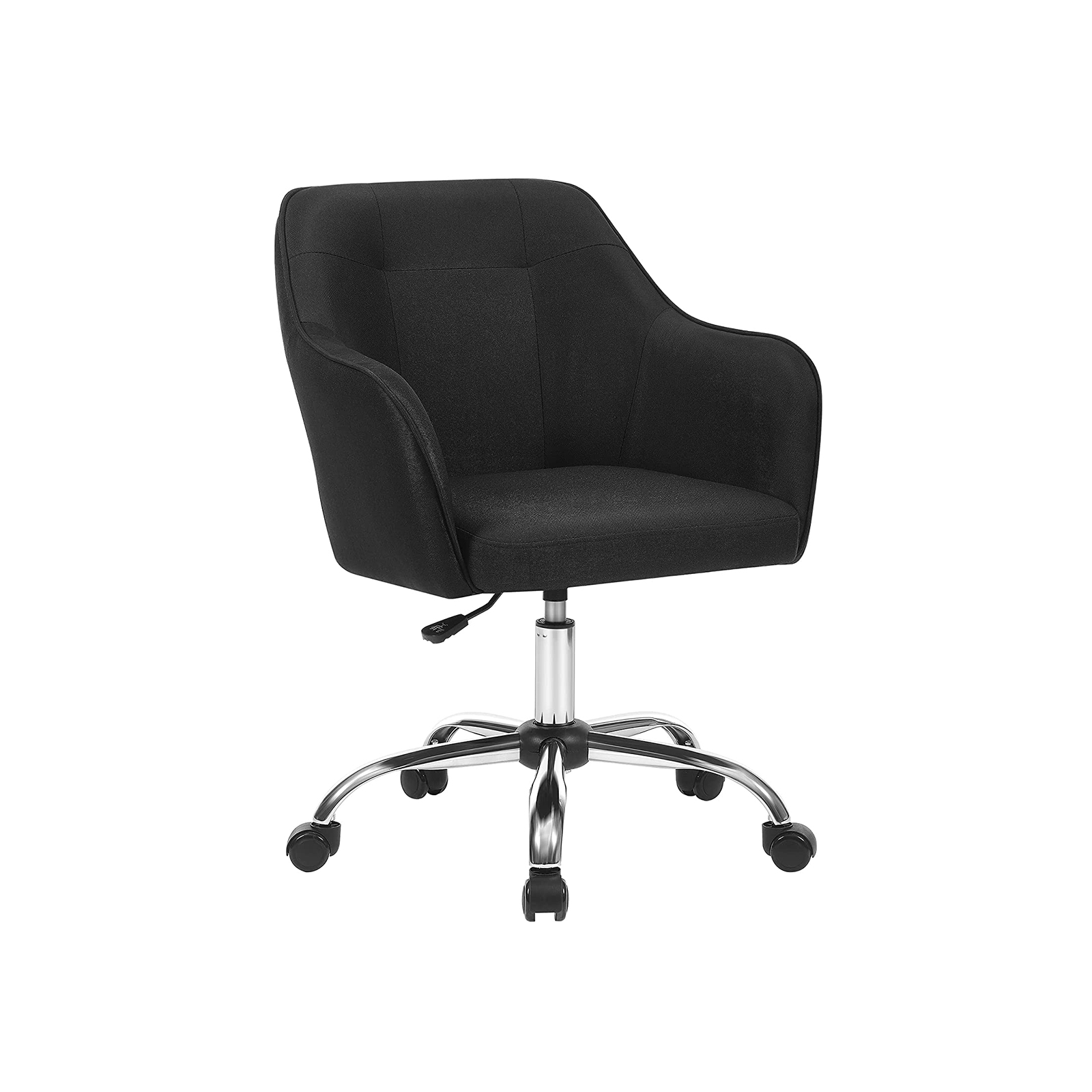 Toimistotuoli Songmics, 65 x 69 x (83-93) cm, korkeussäädettävä, musta