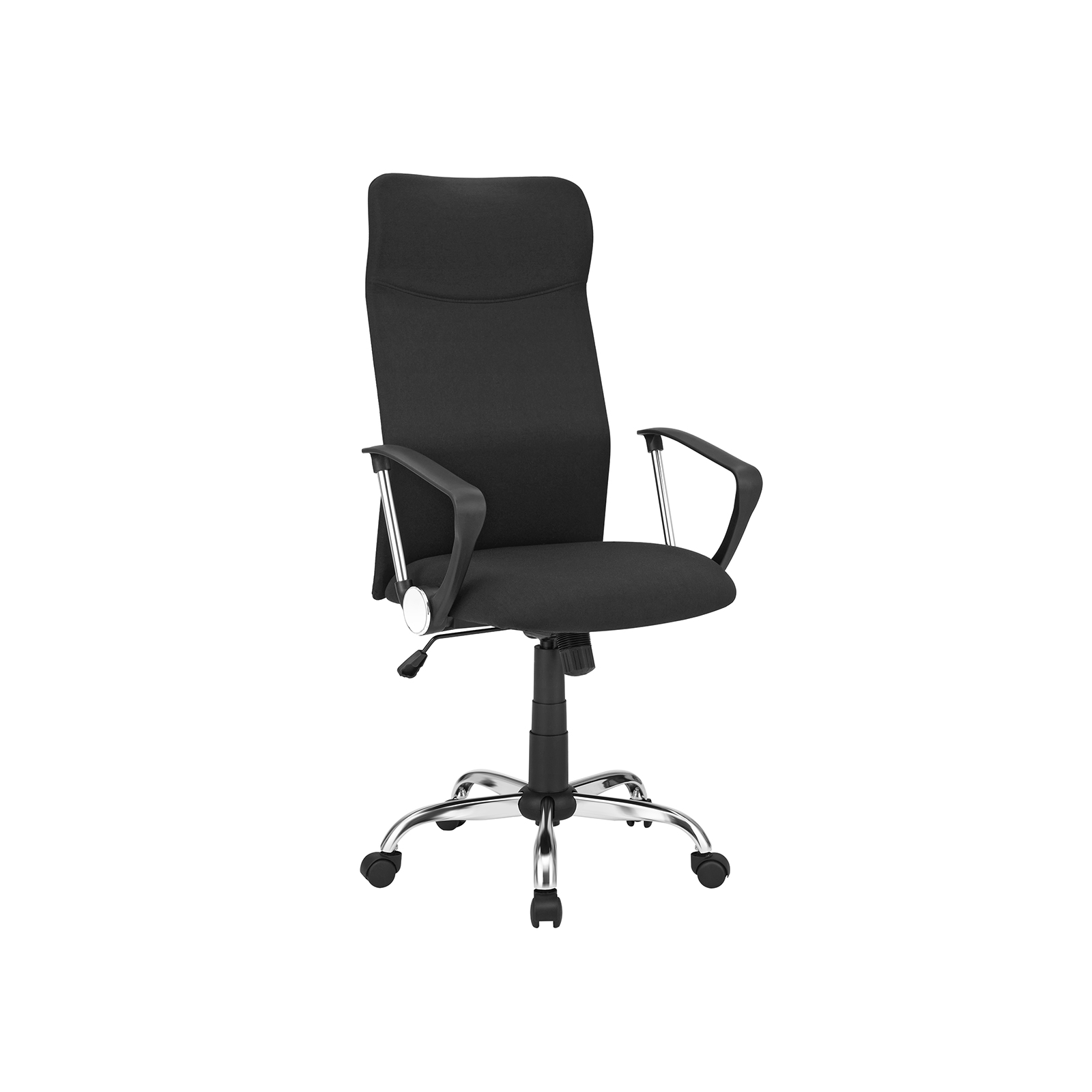 Toimistotuoli Songmics, 63 x 63 x 110-120 cm, ergonominen, korkeussäädettävä, musta