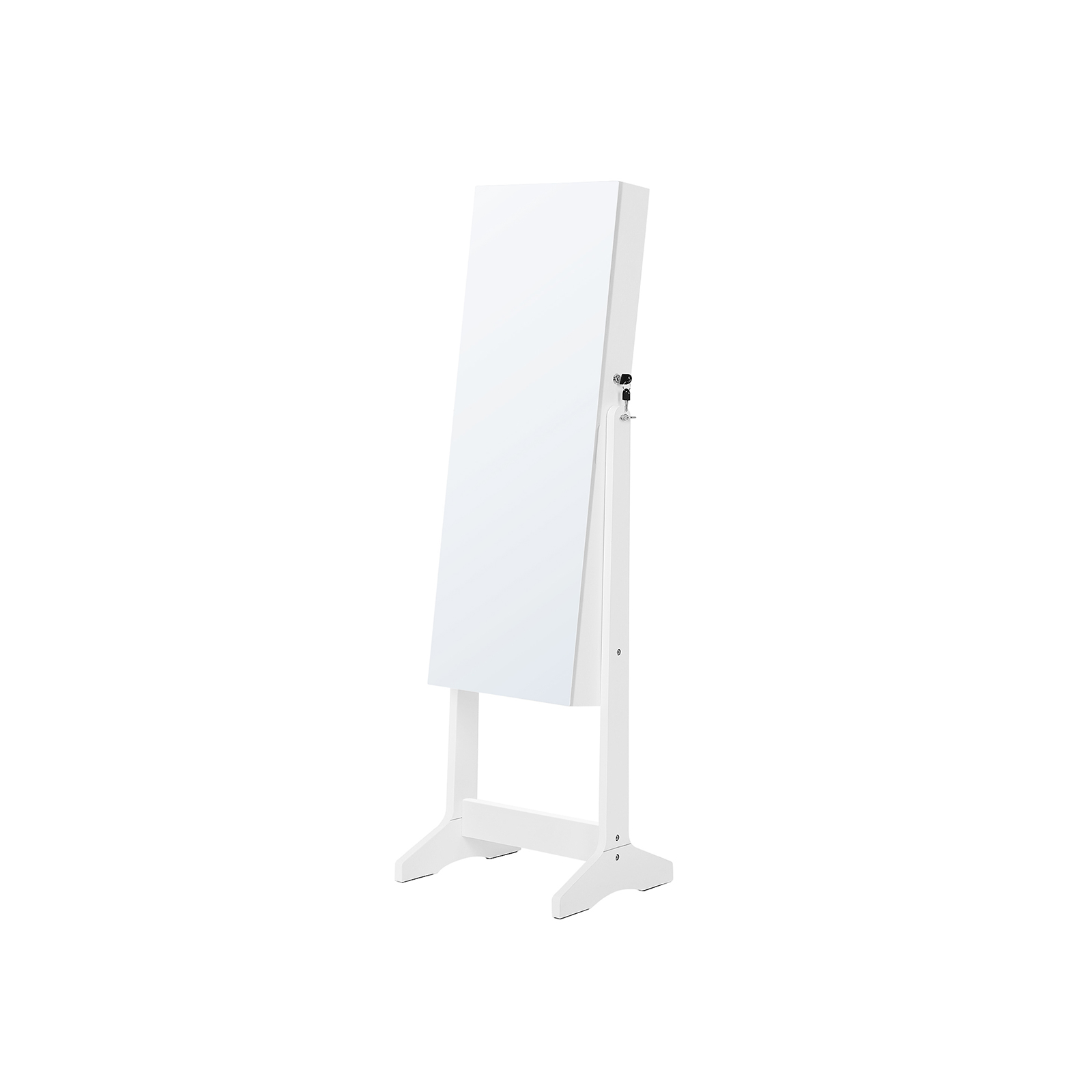 Korukaappi Songmics, 41,2 x 36,5 x 152 cm, lukittava, valkoinen