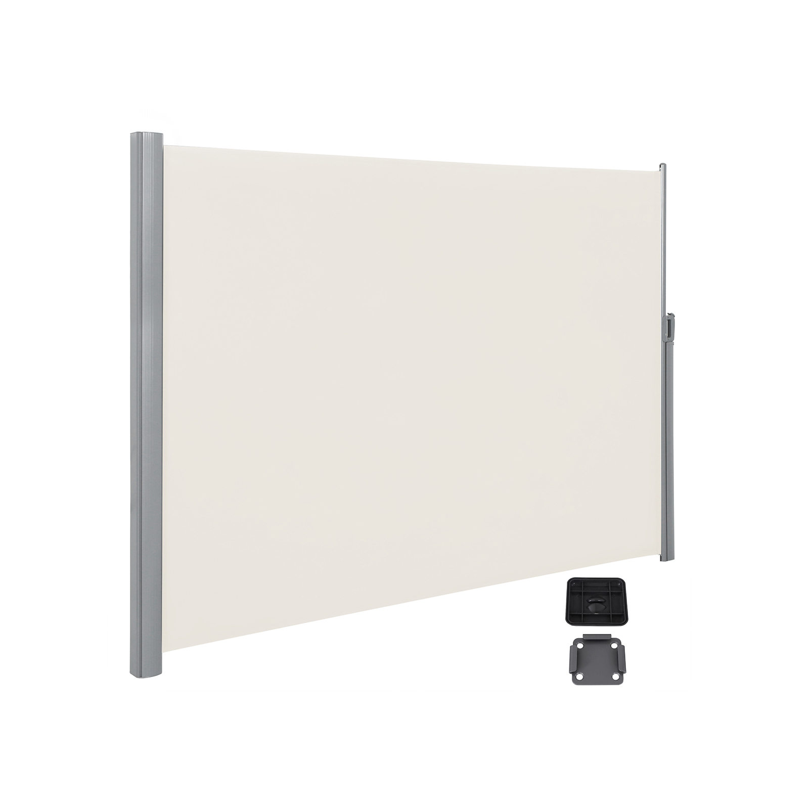 Sivumarkiisi Songmics, 200 x 400 cm, vettä hylkivä, beige