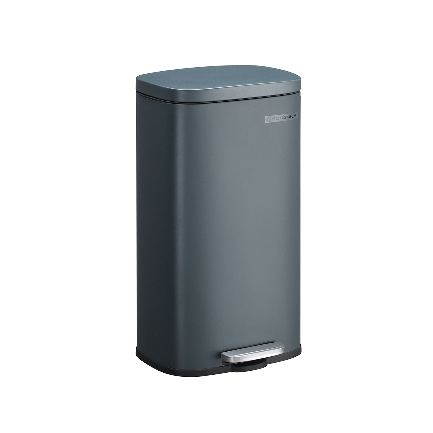 Poljinroskis Songmics, 30 l, poljin, soft-close, savunharmaa