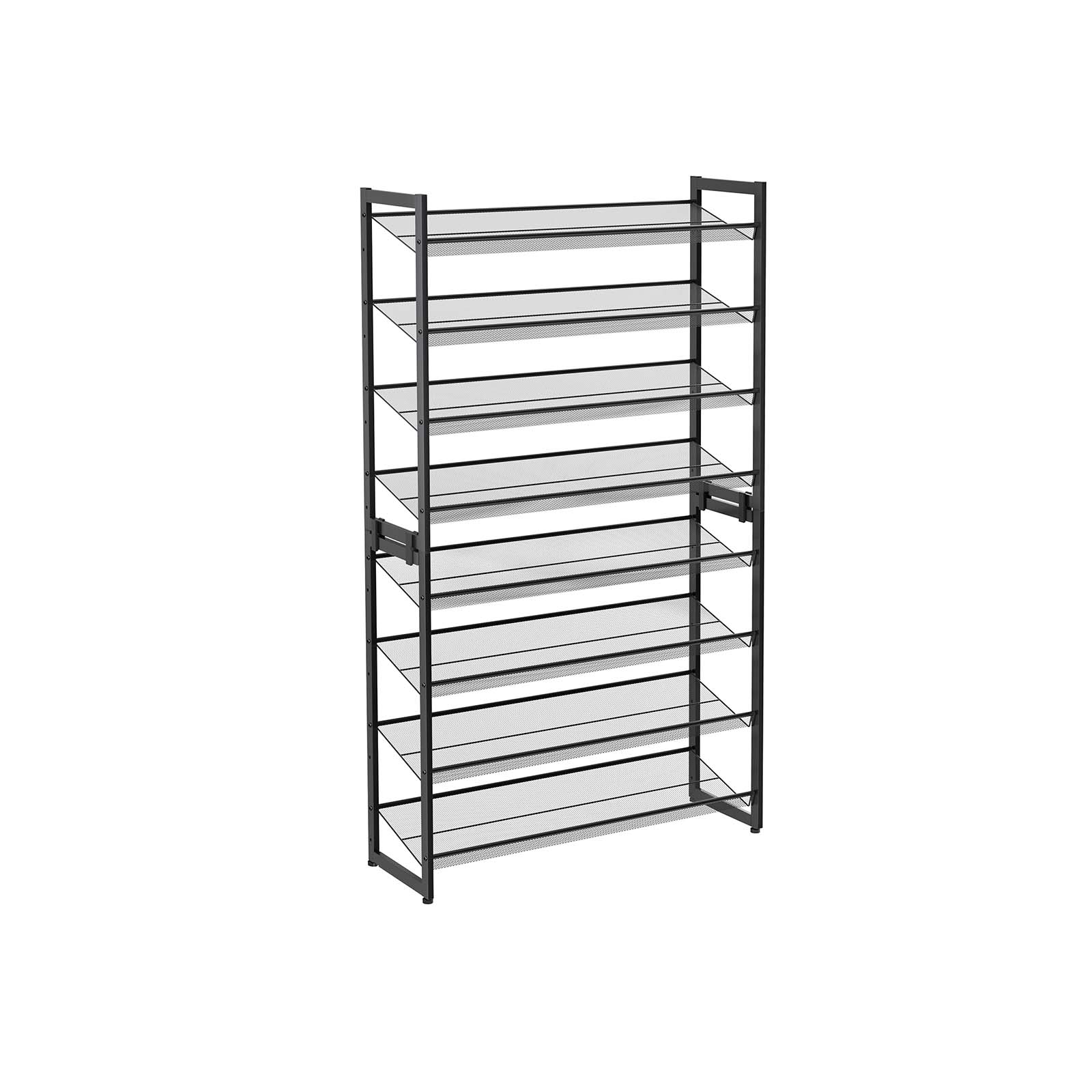 Kenkäteline Songmics, 92.5 x 30.7 x 163.5 cm, 8-tasoinen, musta