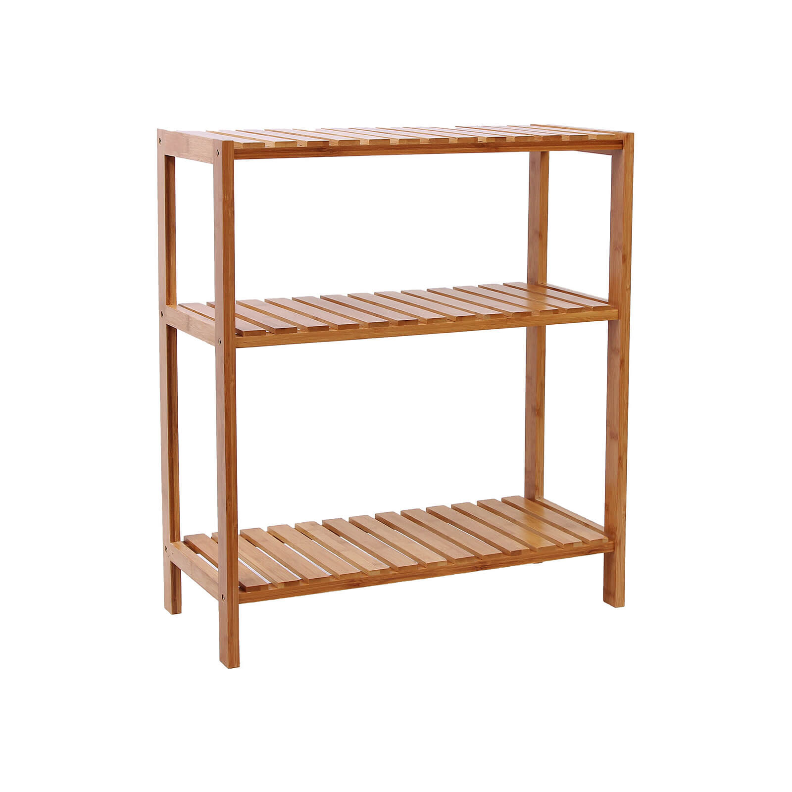 Hylly Songmics, 60 x 26 x 66 cm, bambu, harmaa