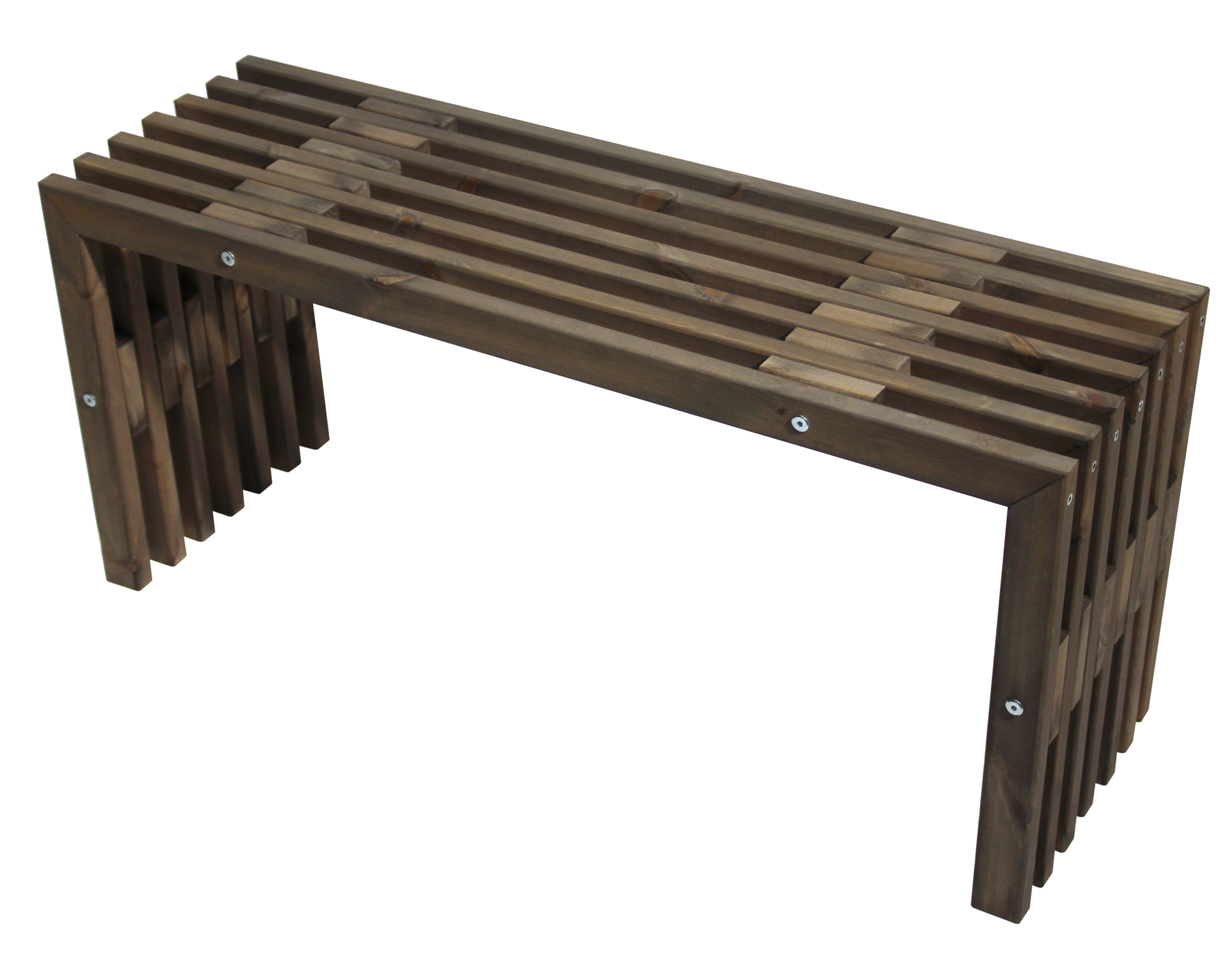 Penkki EcoFurn D-bench 100, Mänty, Harmaa, Öljytty