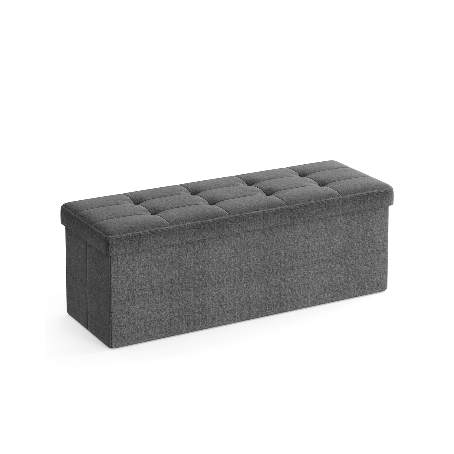 Säilytysrahi Songmics, 110 x 38 x 38 cm, taitettava, 120 l, harmaa