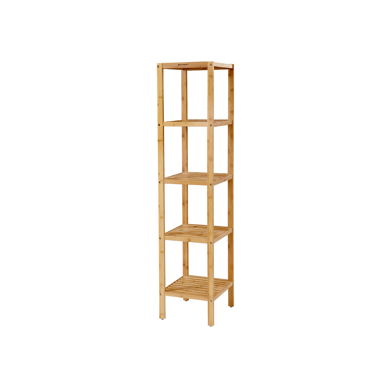 Hylly Songmics, 33 x 33 x 146 cm, bambu, luonnollinen