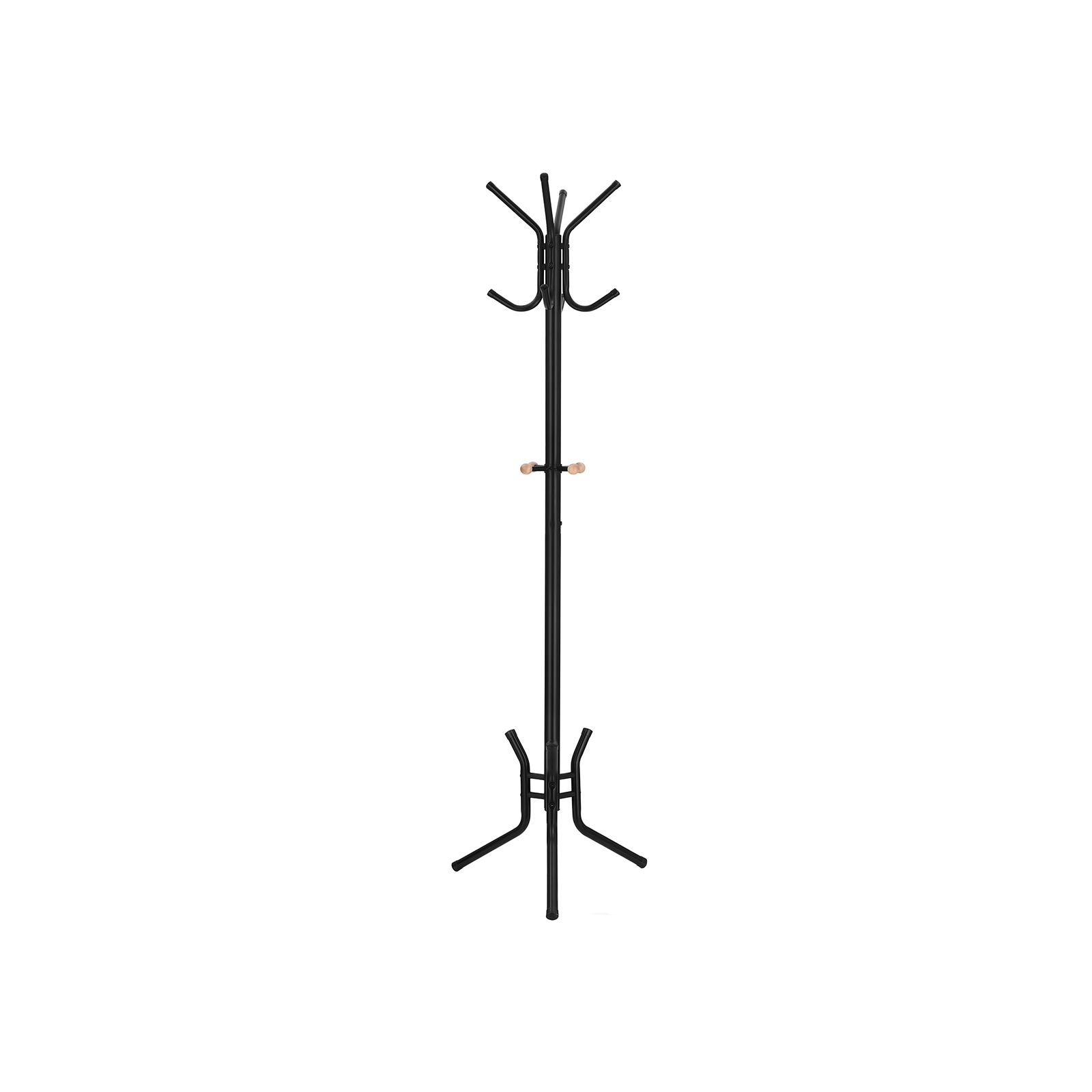 Naulakko Songmics, 176 cm, 12 koukkua, musta