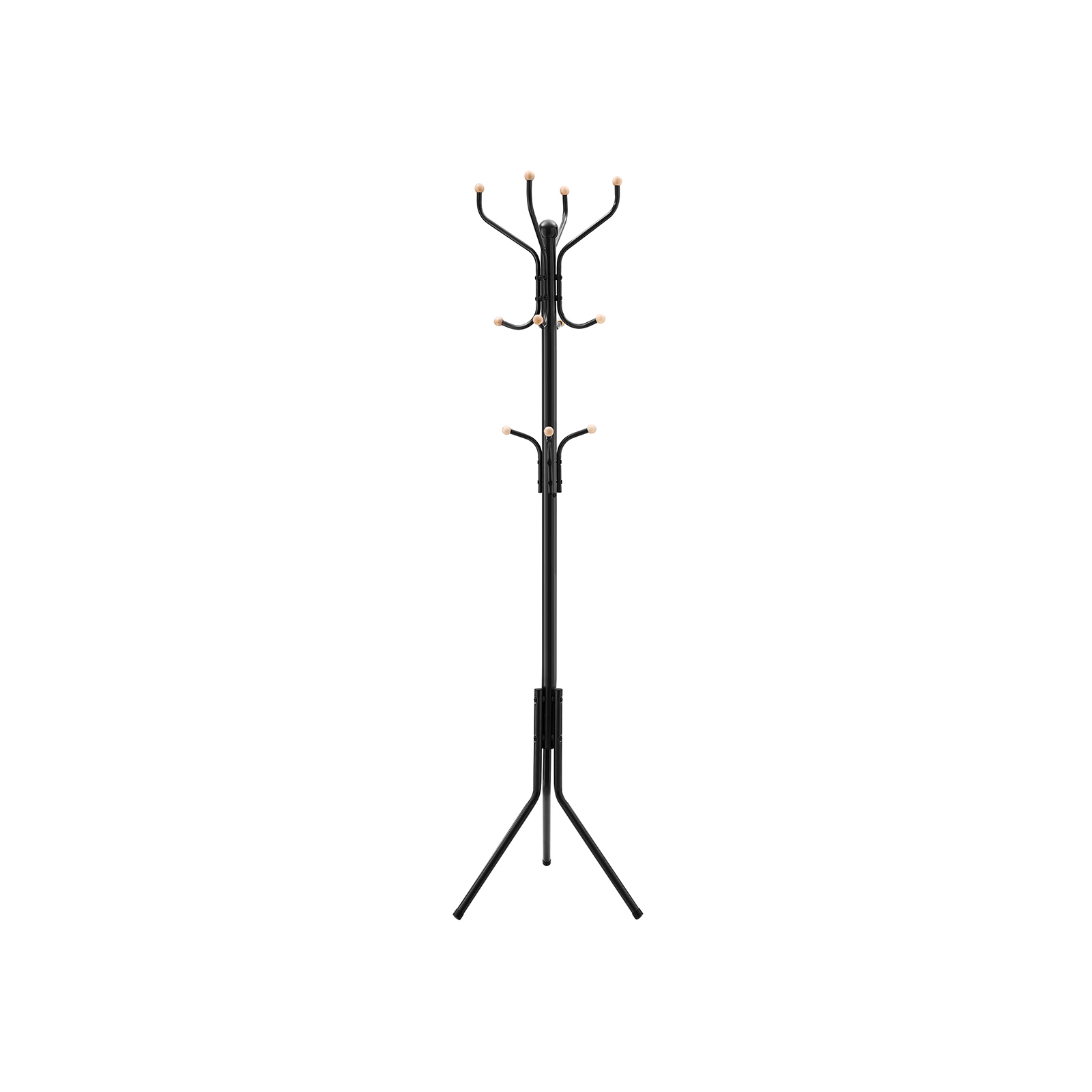 Naulakko Songmics, 182 cm, metallinen, musta