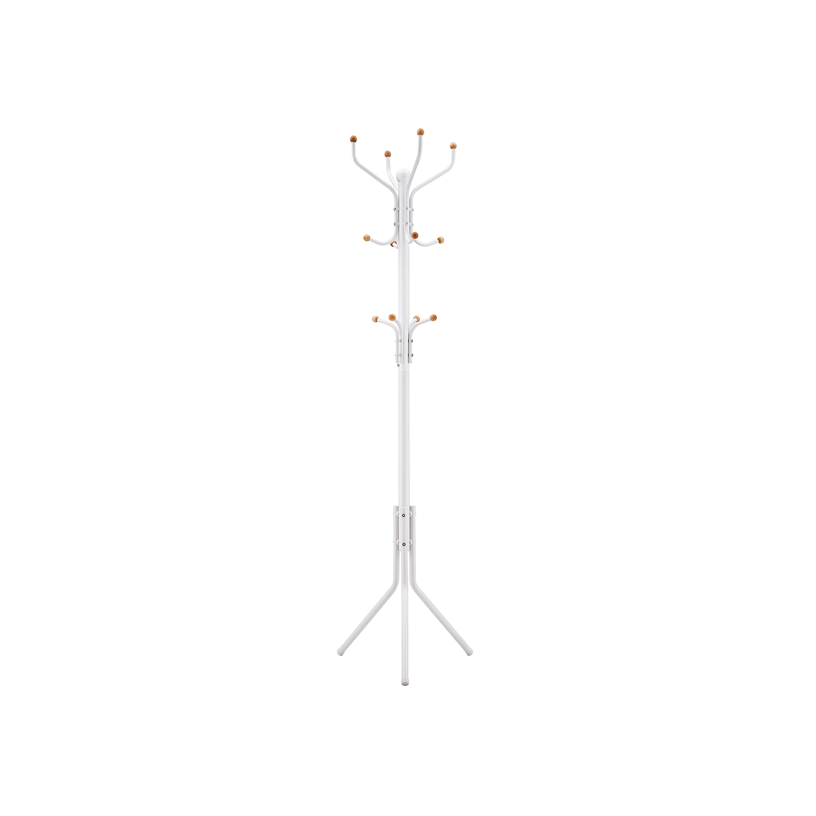 Naulakko Songmics, 182 cm, metalli, valkoinen