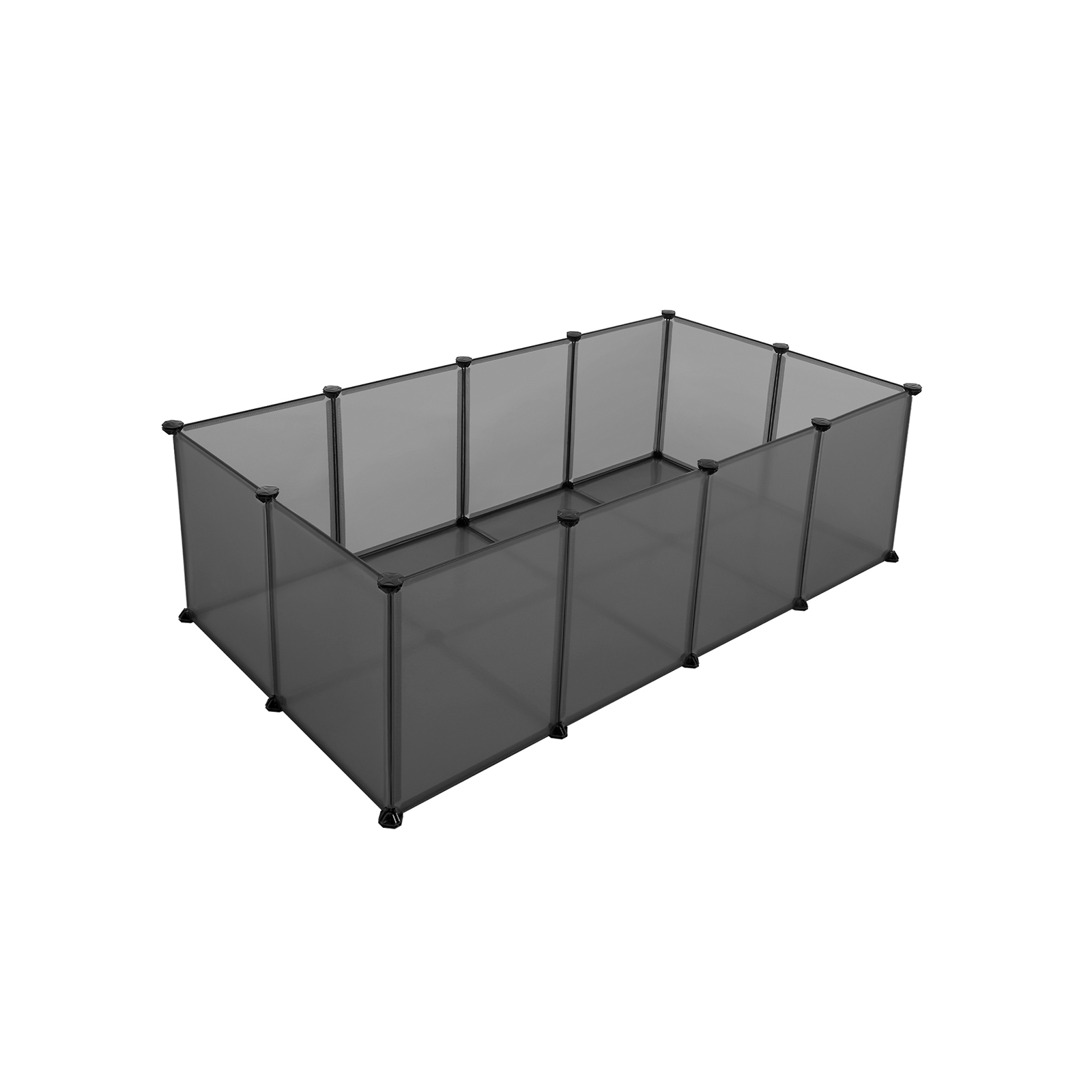Lemmikkiaitaus Songmics, 143 x 73 x 46 cm, muovinen, harmaa