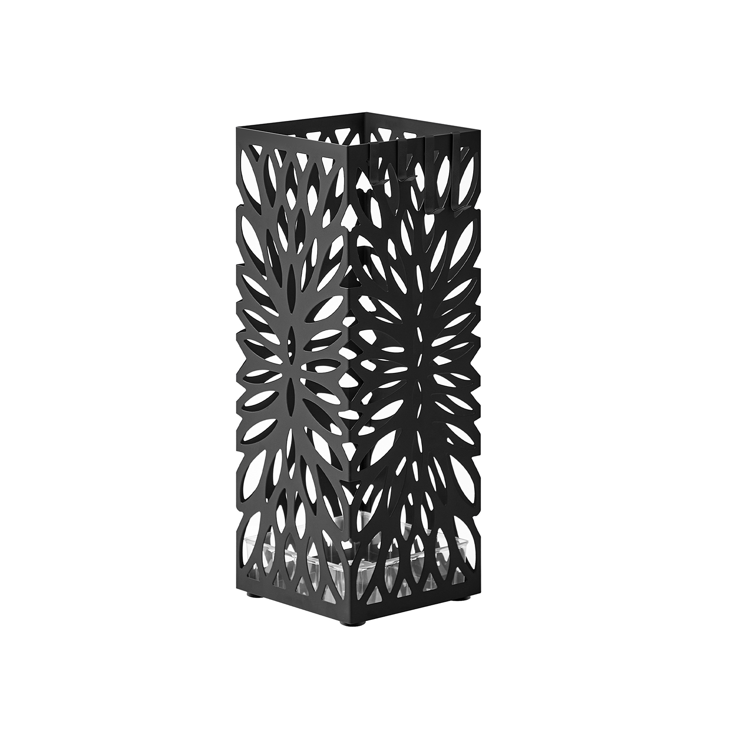 Sateenvarjoteline Songmics, 15,5 x 15,5 x 41 cm, teräs, musta