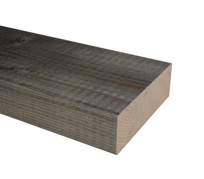 Mitallistettu puutavara JR-Wood, C24 lujuusluokka, 48x148x5100, homesuojattu, musta
