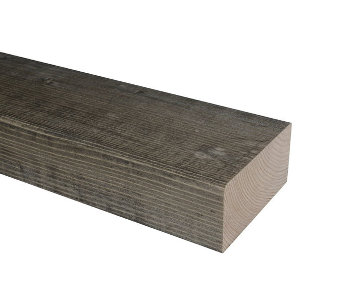 Mitallistettu puutavara JR-Wood, C24 lujuusluokka, 48x98x5400, homesuojattu, musta