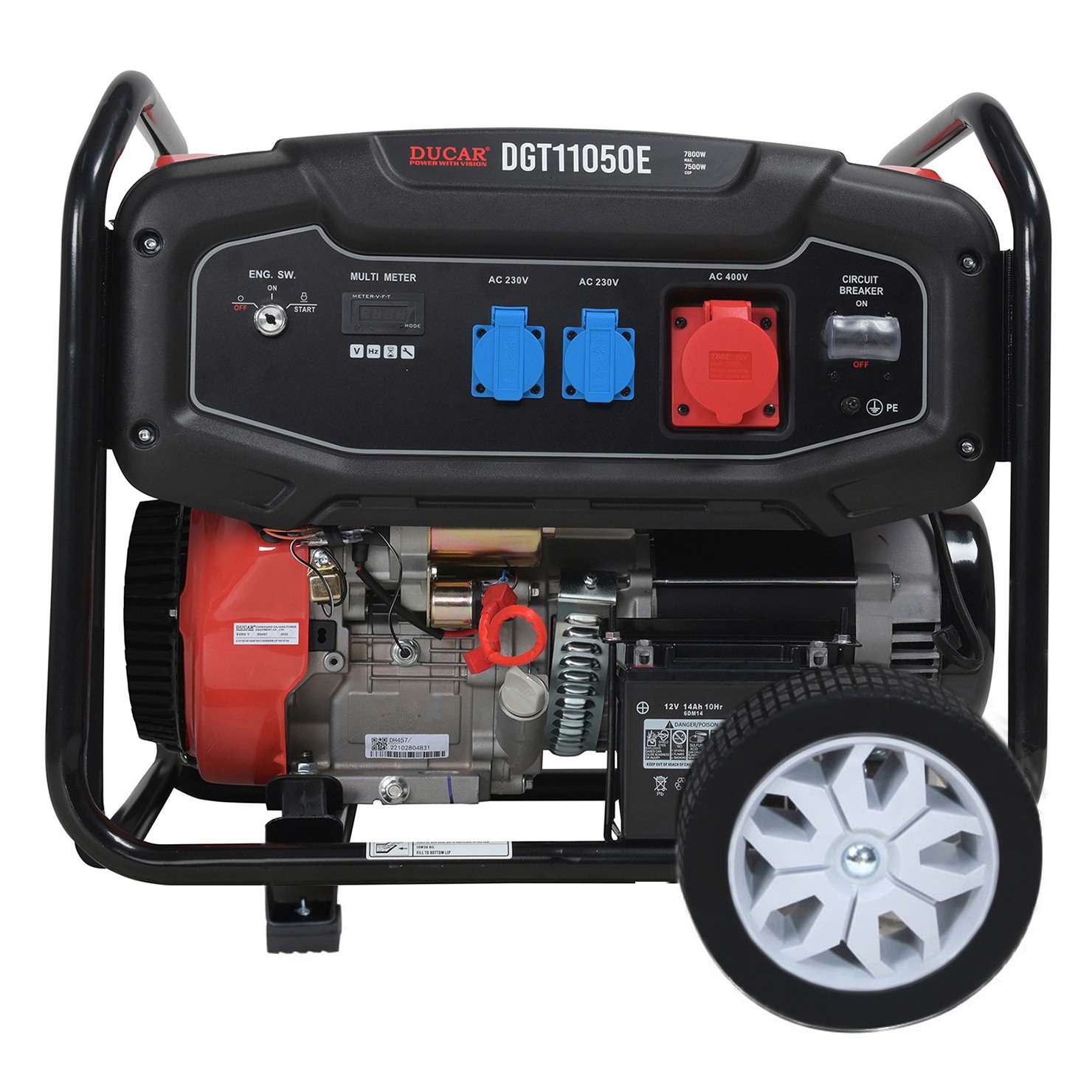 Aggregaatti Ducar DGT11050E, 7500 W