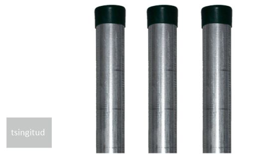 Verkkoaidan tolppa AitaX ZN, pyöreä 38mm, korkeus 250cm