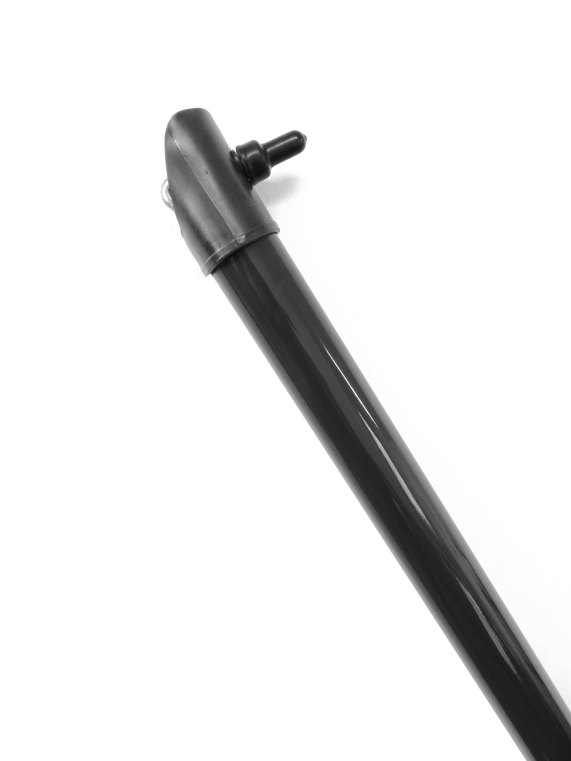Verkkoaidan tukitolppa AitaX, pyöreä 38 mm korkeus 250 cm, harmaa