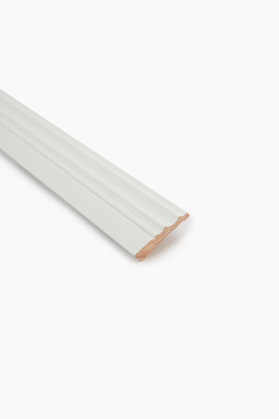 Jalkalista Jokiwood Koriste, 14x70x3200, Valkoinen