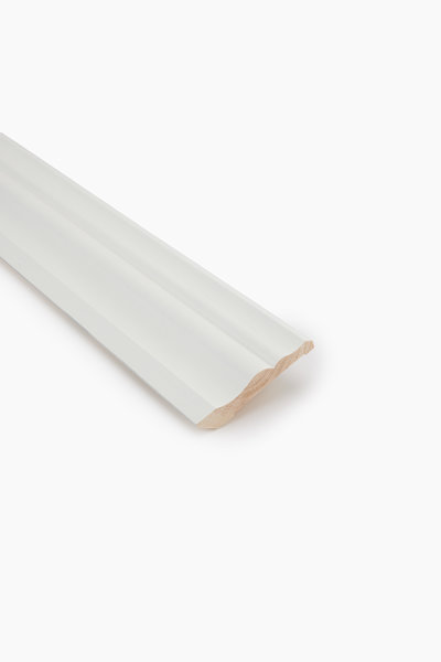 Jalkalista Jokiwood Koriste, 16x90x3200, Valkoinen