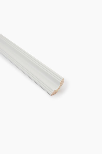 Kattolista Jokiwood Koriste, 14x57x3200, Valkoinen