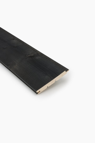 Saunapaneeli Jokiwood, STS4 14x120x2400, Kuusi, Saunasuojattu Musta