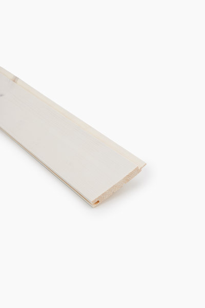 Sisustuspaneeli Jokiwood, STV 12x95x2100, Mänty, Valkolakattu, Päätypontattu