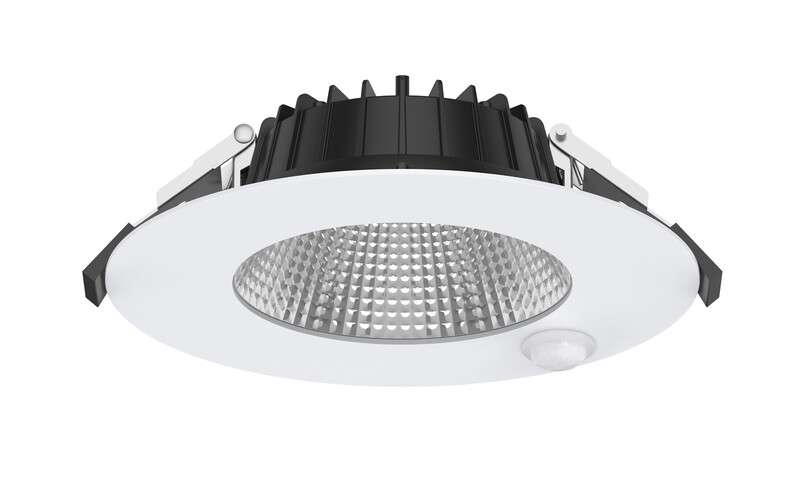 Alasvalo Airam Compact XL, 170mm IP54, 12W, 1650lm, 3000/3500/4000K, 3CCT, PIR