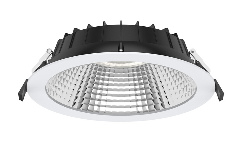 Alasvalo Airam Compact XL, 210mm, 3250lm, 24W, IP54, 3CCT, valkoinen