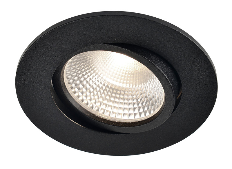 Alasvalo Airam Tilt, himmennettävä, IP65, 5W, 500lm, 4000K, musta