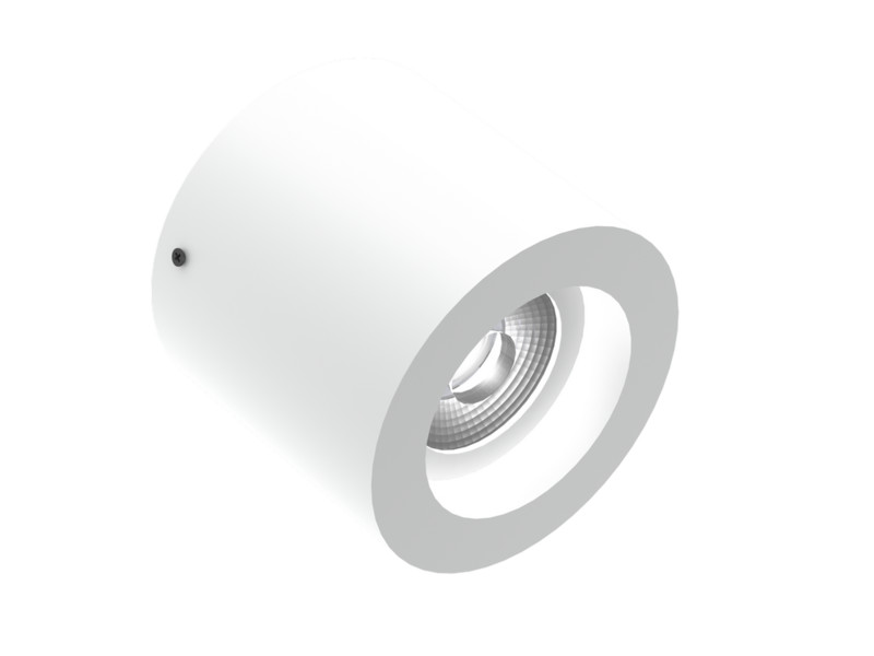 Alasvalo Illuxtron Cylinder, Ø100mm, HV-FD, 800lm, 3000K, 40°, valkoinen