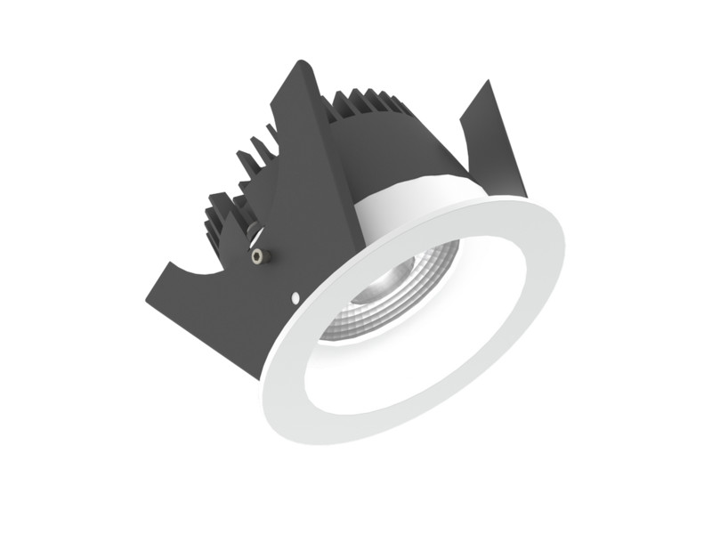 Alasvalo Illuxtron Fluxe, Ø75mm, HV-FD, 800lm, 4000K, 40°, valkoinen