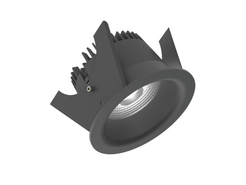 Alasvalo Illuxtron Linea, Ø75mm, HV-FD, 800lm, 4000K, 40°, musta
