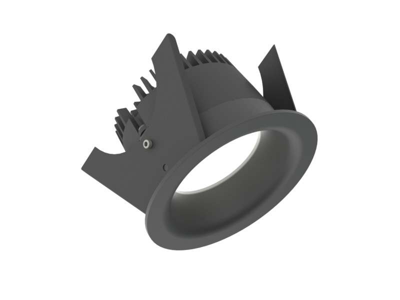 Alasvalo Illuxtron Linea, Ø75mm, HV-FD, 800lm, 3000K, 80°, musta