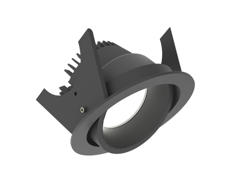 Alasvalo Illuxtron Strada, Ø90mm, HV-FD, 800lm, 3000K, 80°, musta/musta