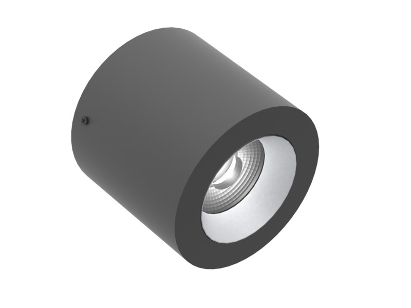 Alasvalo Illuxtron Vector, Ø100mm, HV-FD, 800lm, 4000K, 40°, musta/hopea