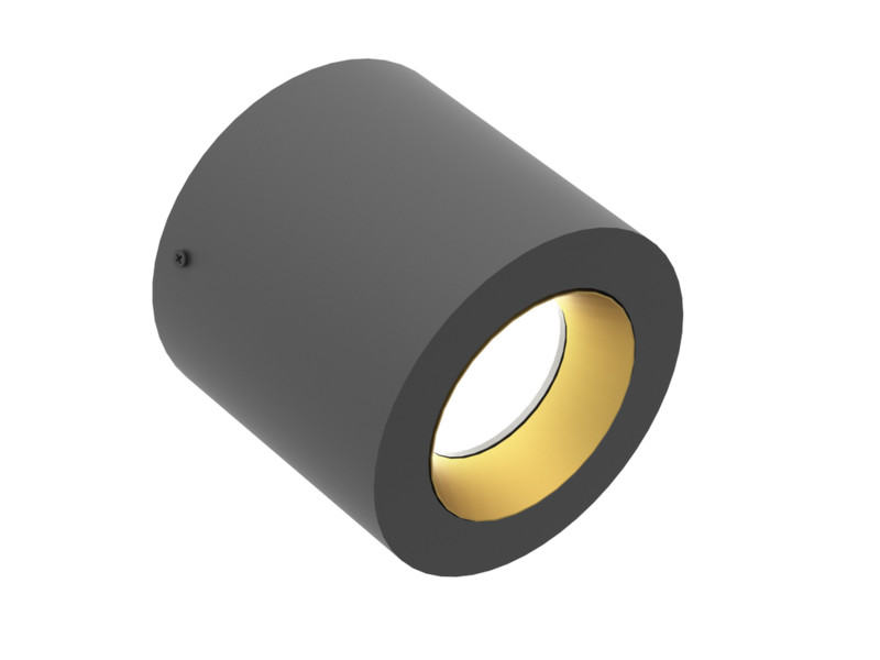 Alasvalo Illuxtron Vector, Ø100mm, HV-FD, 800lm, 4000K, 80°, musta/kulta