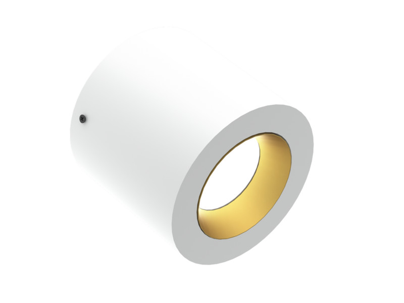 Alasvalo Illuxtron Vector, Ø100mm, HV-FD, 800lm, 3000K, 80°, valkoinen/kulta