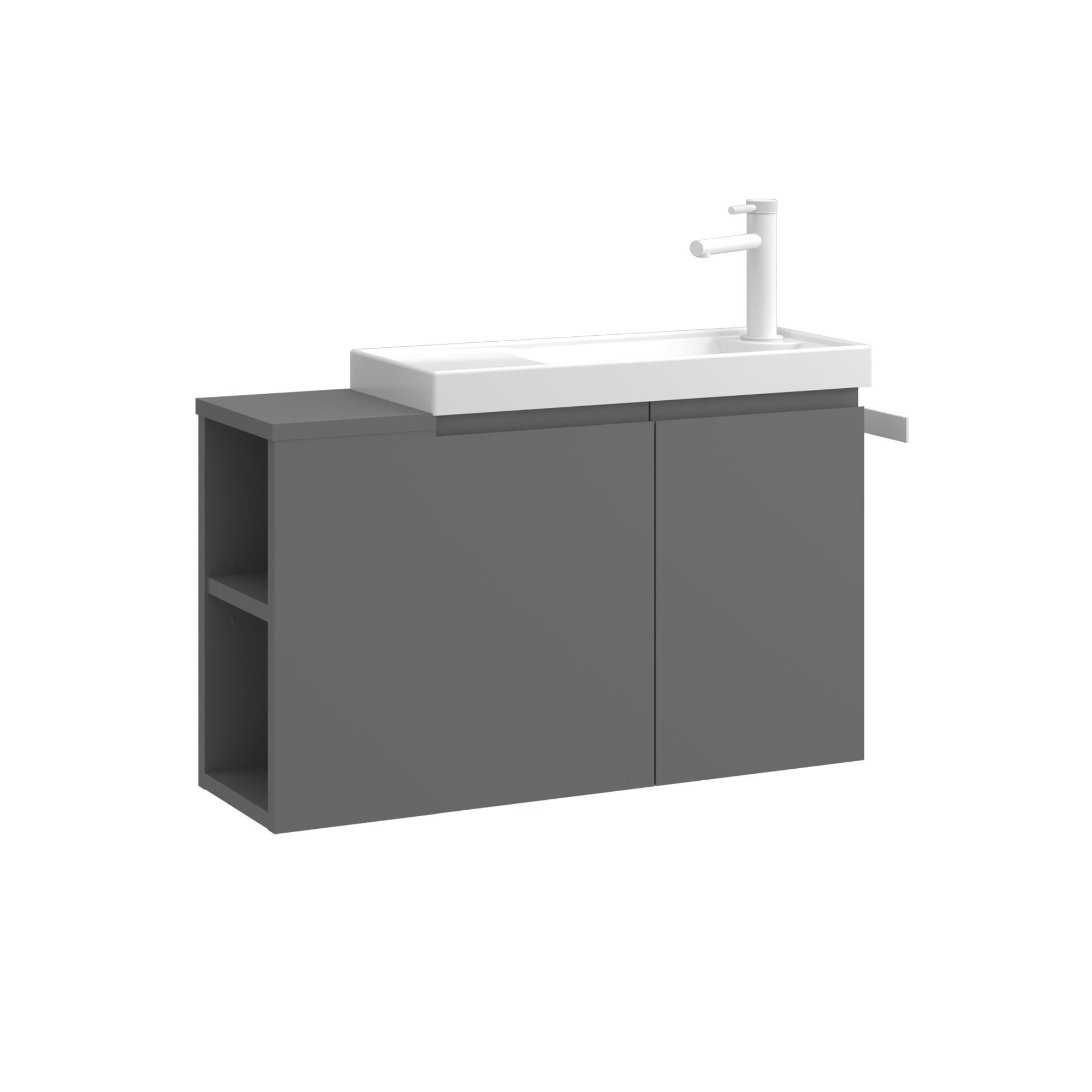 Allaskaappi altaalla Valento Furniture Ferla 80, 45x80x22 cm