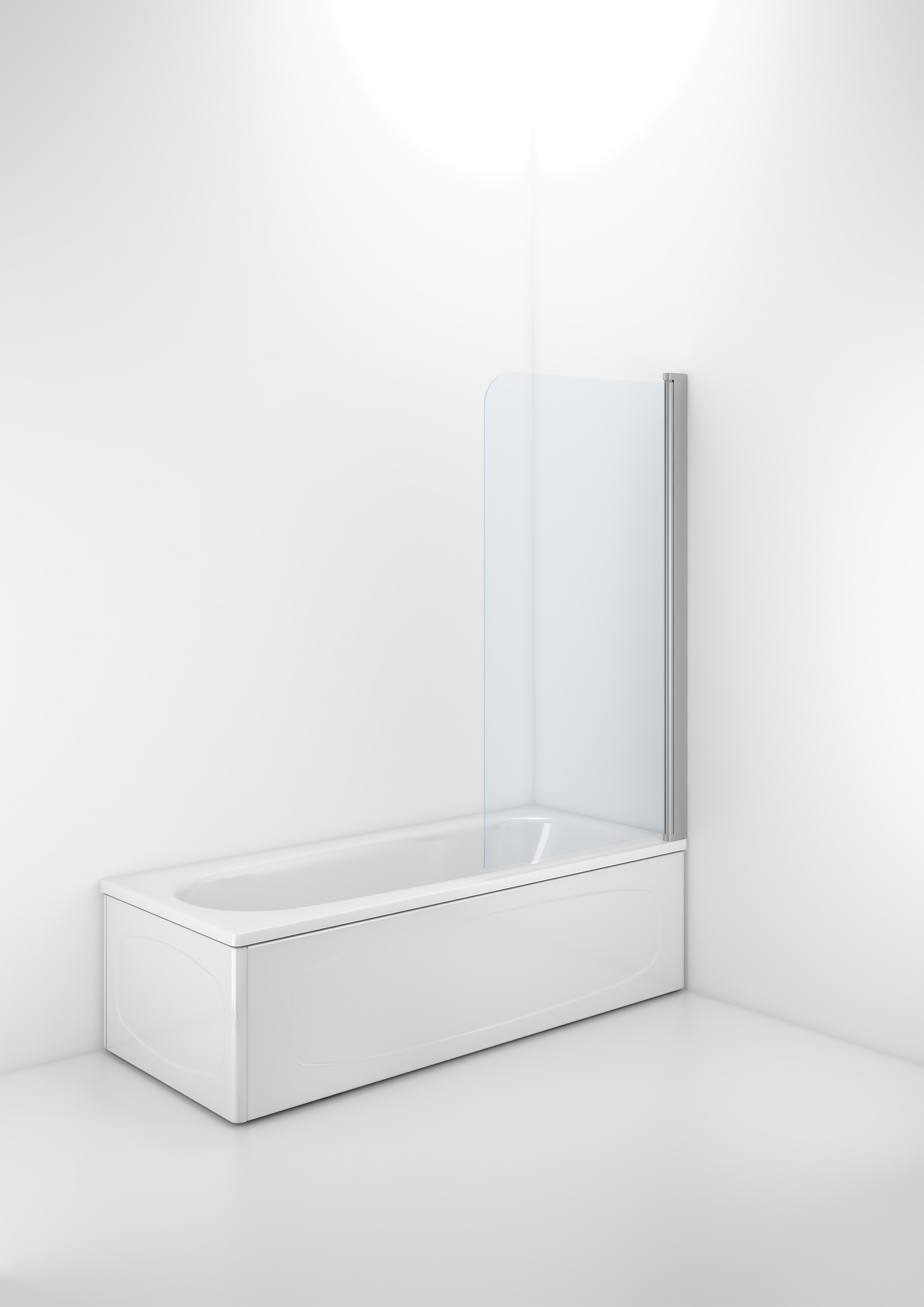 Ammesuihkuseinä Ido Showerama 10-40 750x1400 mm, kääntyvä, kirkas lasi, mattahopea profiili