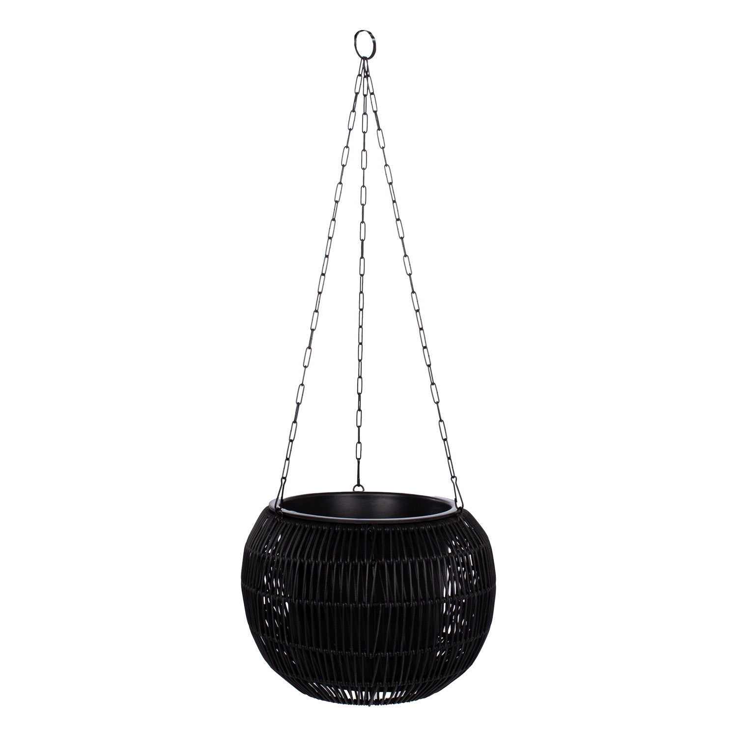 Amppeli Home4You Wicker D32x22cm, D32x22cm, Musta