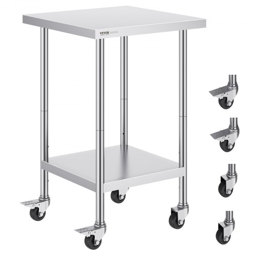 Aputaso North Craft HETG-24*24, 610x610mm, Korkeussäädettävä, Hopea
