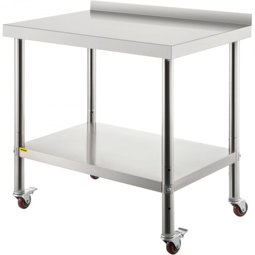 Työpöytä North Craft VV-SSWT-BJL-2430, 762x610x890mm, ruostumaton teräs