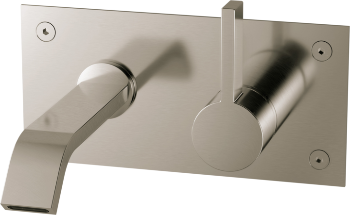 Ammehana piiloasennuksella Tapwell ARM004 Brushed Nickel, 146 mm juoksuputkella, harjattu nikkeli