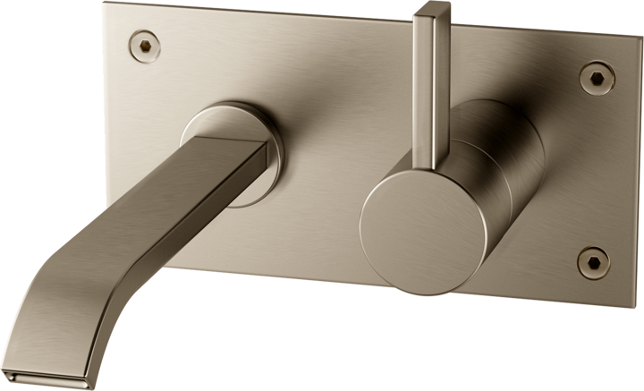 Ammehana piiloasennuksella Tapwell ARM006 Brushed Nickel, 200 mm juoksuputkella, harjattu nikkeli