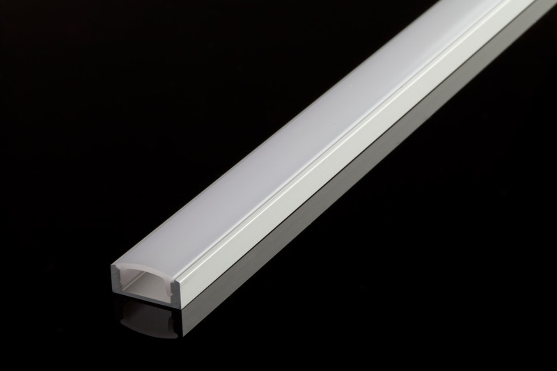 Asennusprofiili Airam Slimline 7 Apus II LED-nauhalle, pinta-asennus, opaali, 1m