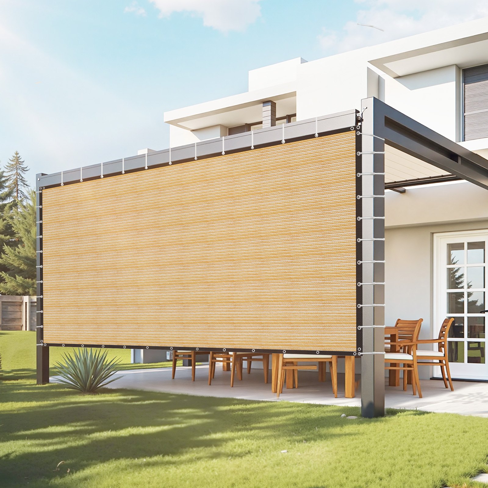 Aurinkosuojakangas North Craft SSZGB-07, 366x610cm, 160GSM, beige