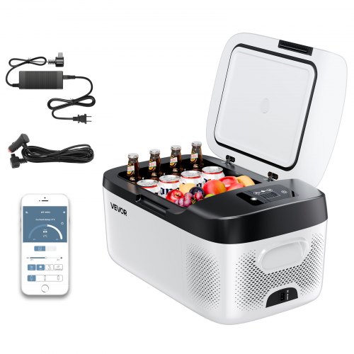 Autojääkaappi North Craft kompressorilla, DC 12/24V AC100-240V, 15L, -20°C - 20°C, harmaa